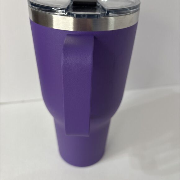 mininoo 40 oz Tumbler with Handle.Insulated Tumbler. Purple - Picture 4 of 15